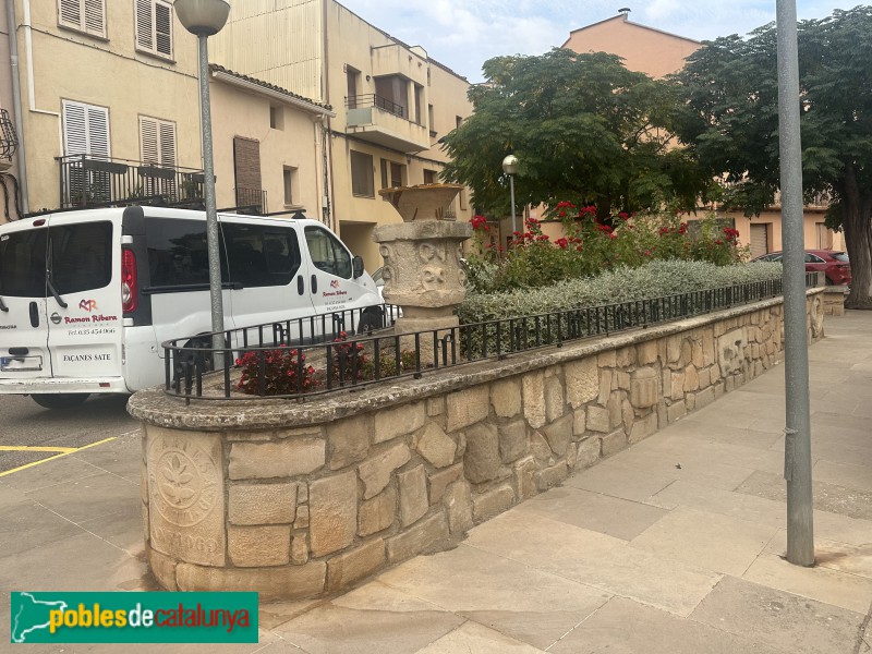 Artesa de Lleida - Jardinet de la plaça del Castell (Foto: Albert Esteves, 2025) Artesa de Lleida - Jardinet de la plaça del Castell