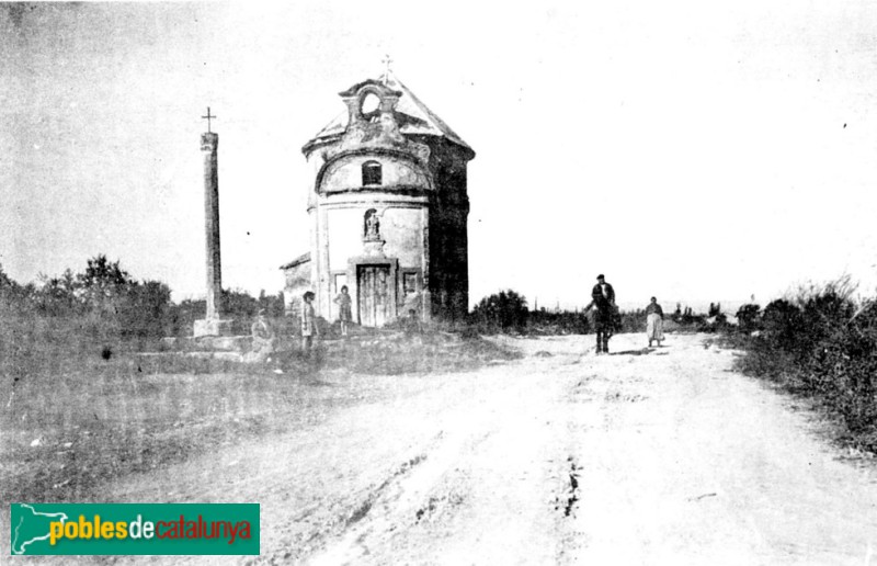 Artesa de Lleida - Creu de terme de Sant Ramon, als anys vint