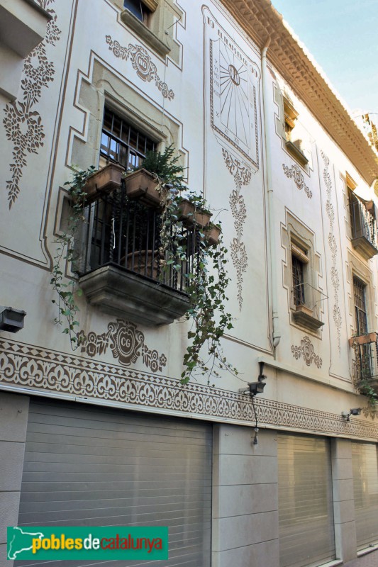 Lloret de Mar - Cases del carrer Sant Romà (Foto: Albert Esteves, 2011) Lloret de Mar - Cases del carrer Sant Romà