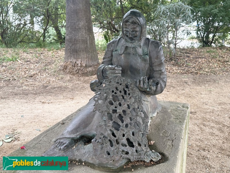 Tossa de Mar - Escultura <i>Remendadora</i>