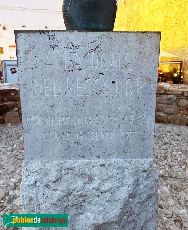 Tossa de Mar - Escultura <i>La dona del pescador</i>