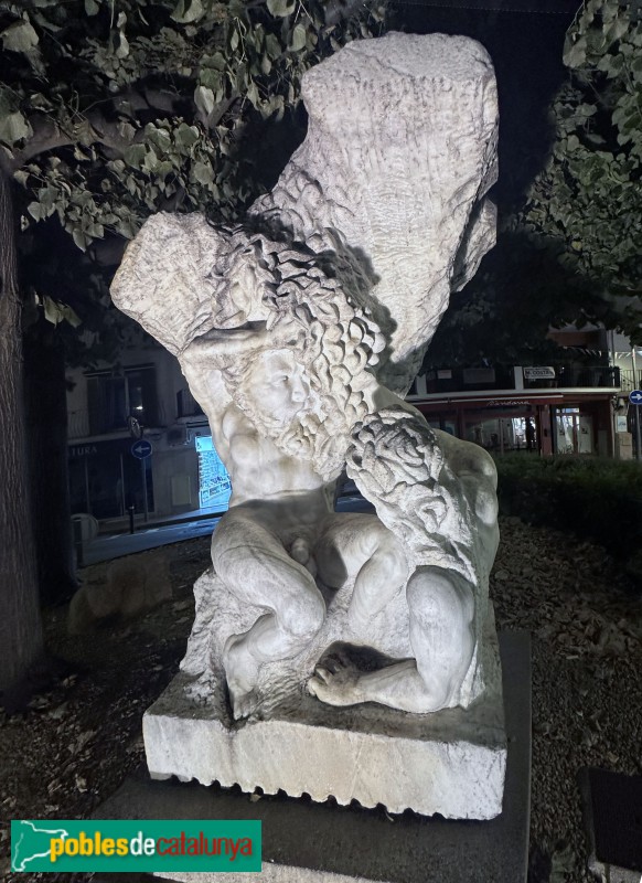 Tossa de Mar - Escultura <i>Posidó i la nimfa Toosa</i>