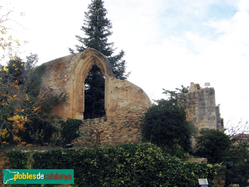 Monestir de Poblet - Ruïnes del palau abacial (Foto: Albert Esteves, 2009) Monestir de Poblet - Ruïnes del palau abacial