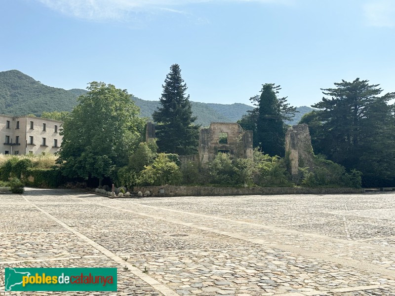 Monestir de Poblet - Ruïnes del palau abacial (Foto: Albert Esteves, 2025) Monestir de Poblet - Ruïnes del palau abacial