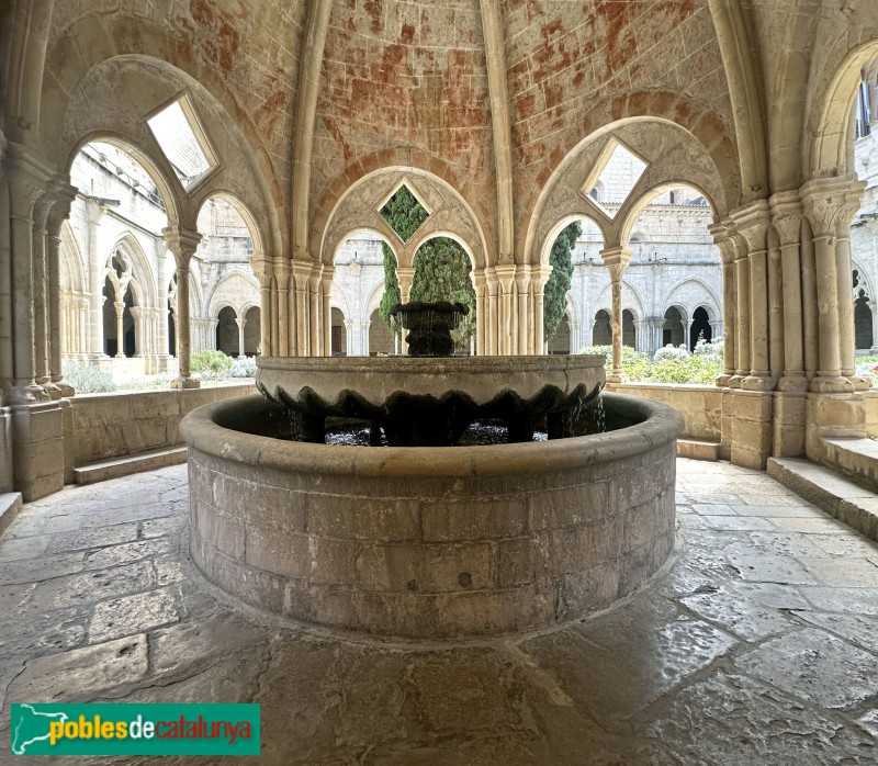 Monestir de Poblet - Brollador (Foto: Albert Esteves, 2025) Monestir de Poblet - Brollador