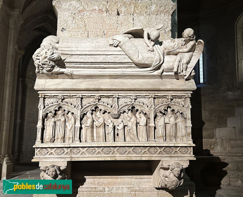 Monestir de Poblet - Sepulcres reials. Martí l'Humà (Foto: Albert Esteves, 2025) Monestir de Poblet - Sepulcres reials. Martí l'Humà