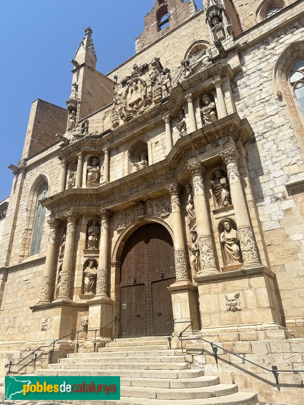 Montblanc - Santa Maria la Major. Portada (Foto: Albert Esteves, 2025) Montblanc - Santa Maria la Major. Portada