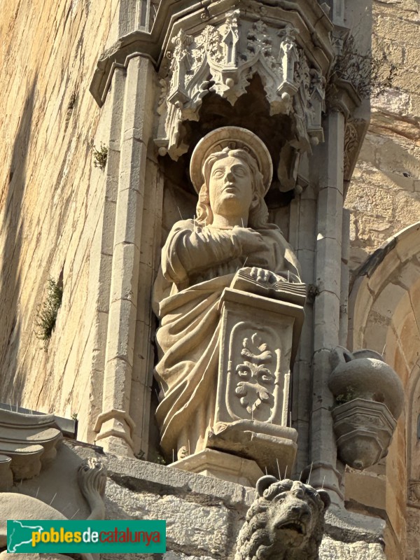 Montblanc - Santa Maria la Major. Portada (Foto: Albert Esteves, 2025) Montblanc - Santa Maria la Major. Portada