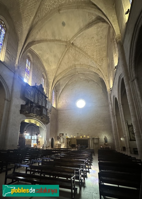 Montblanc - Església de Santa Maria la Major (Foto: Albert Esteves, 2025) Montblanc - Església de Santa Maria la Major