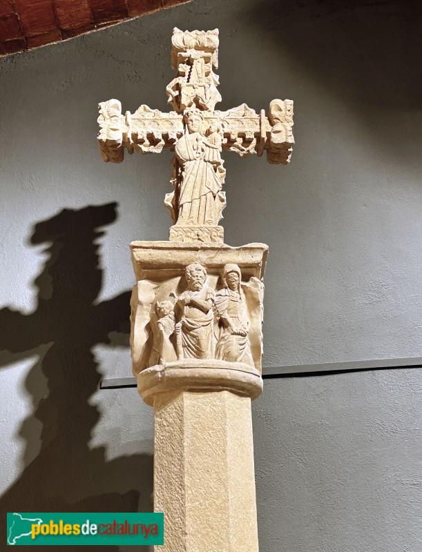 Montblanc. Museu de la Conca de Barberà. Creu de l'ermita de Santa Anna de Barberà (Foto: Albert Esteves, 2025) Montblanc. Museu de la Conca de Barberà. Creu de l'ermita de Santa Anna de Barberà