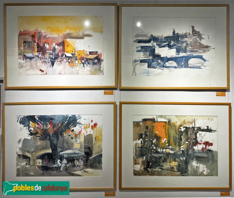 Montblanc - Museu de la Conca de Barberà. Quadres de Josep Martínez-Lozano