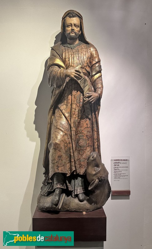 Montblanc - Museu d'Art Frederic Marès. Sant Lluc (Andrés de Araoz, segle XVI) (Foto: Albert Esteves, 2025) Montblanc - Museu d'Art Frederic Marès. Sant Lluc (Andrés de Araoz, segle XVI)