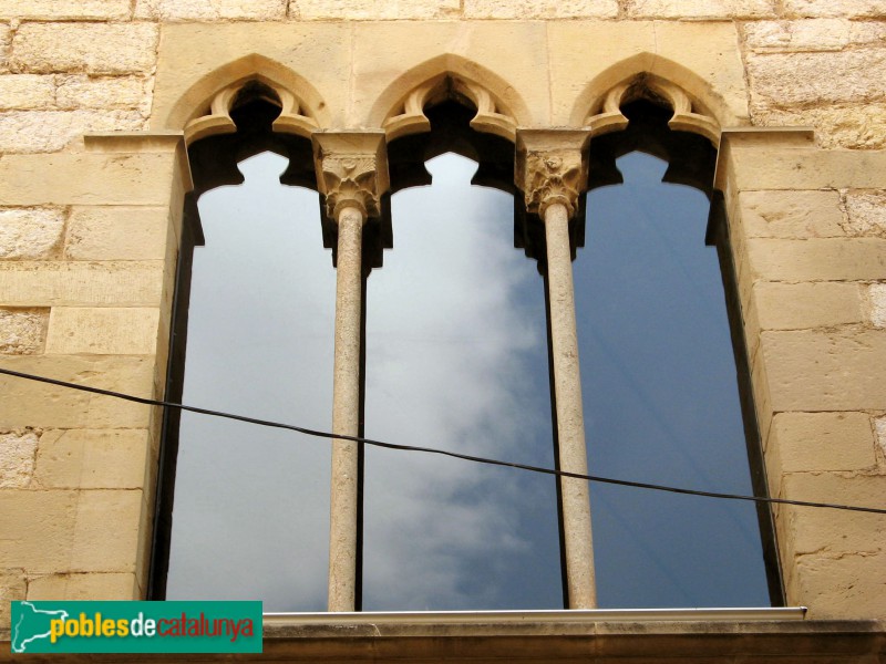 Montblanc - Palau Alenyà, detall