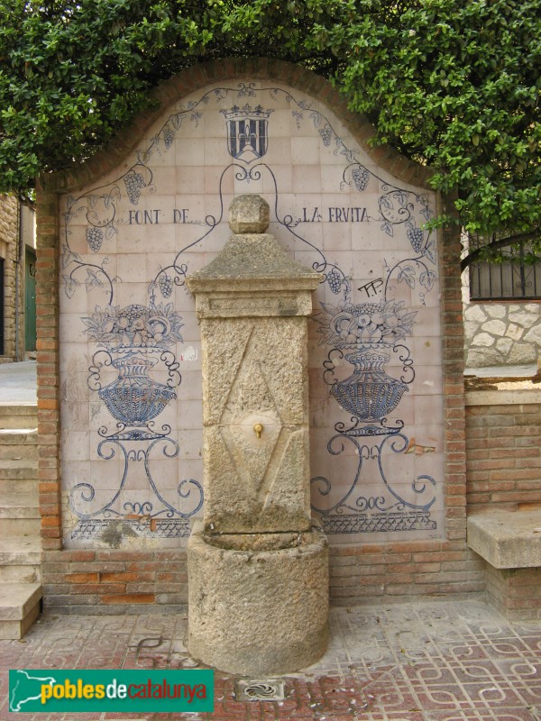 Montblanc - Font de la fruita