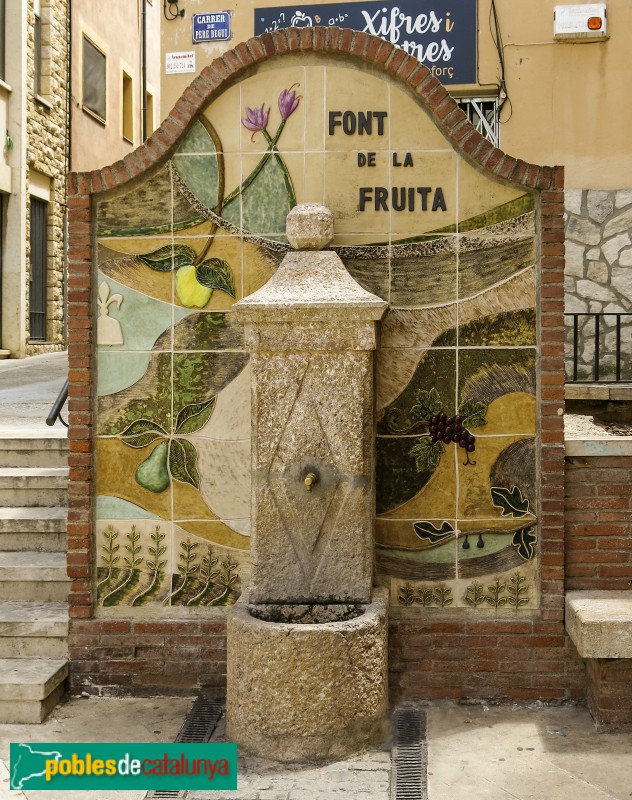 Montblanc - Font de la fruita