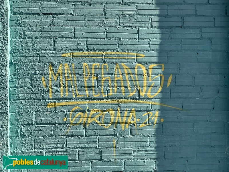 Girona - Mural Silenci