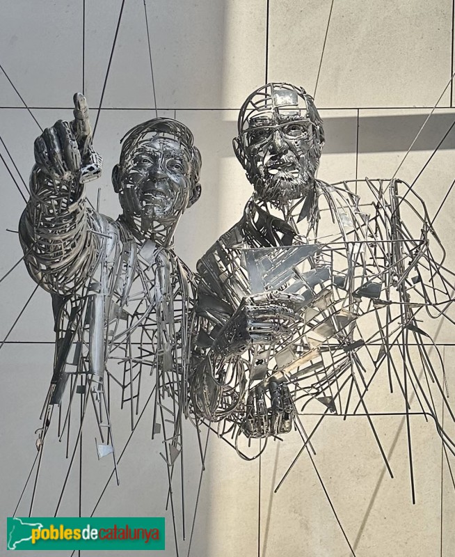 Barcelona - Escultura <i>Homenatge a Carlos Martínez & Jos Galán</i>