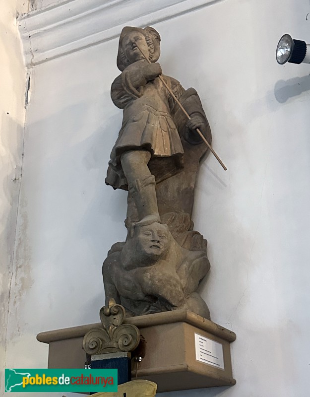 Artesa de Lleida - Església de Sant Miquel. Artesa de Lleida - Església de Sant Miquel. Imatge original de sant Miquel Arcàngel