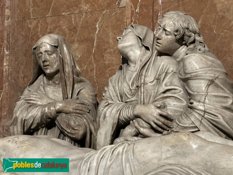 Terrassa - Basílica del Sant Esperit. Grup del Sant Enterrament