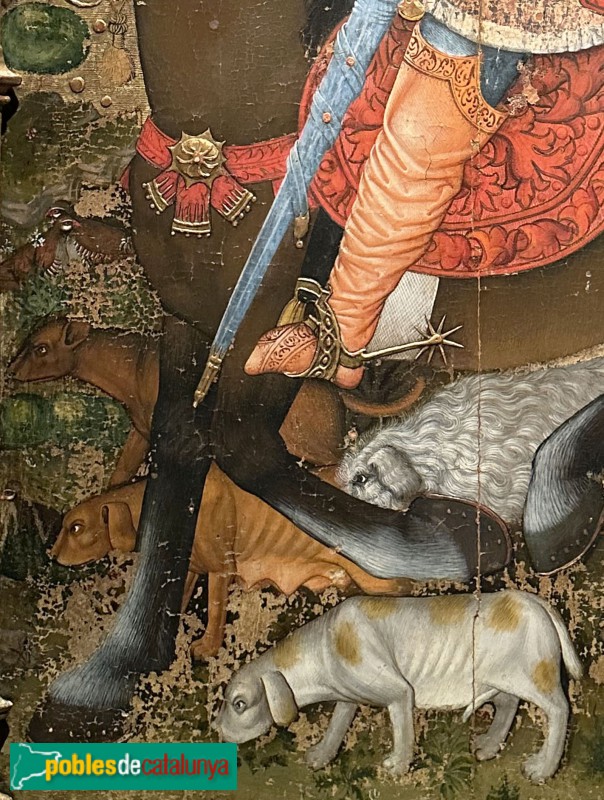 Museu de Lleida - Retaule de Sant Julià, procedent de la capella del palau d'Aspa (Jaume Ferrer II, mitjan s.XV)