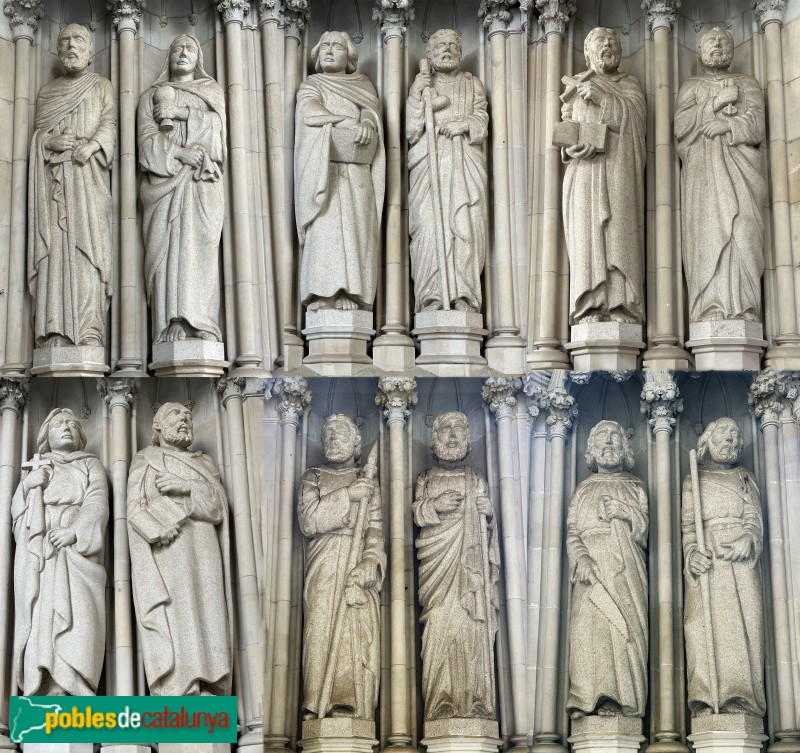 Terrassa - Basílica del Sant Esperit. Portada