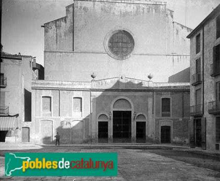 Terrassa - Basílica del Sant Esperit. Portada antiga