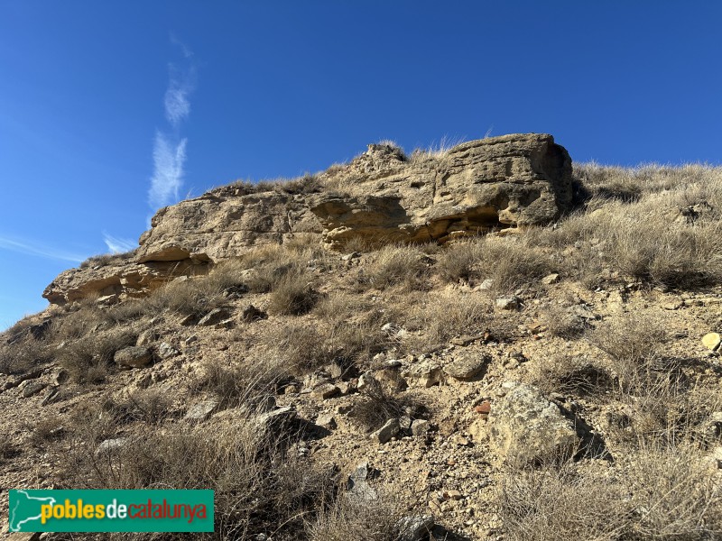 Alfés - Restes del castell de Vinfaro