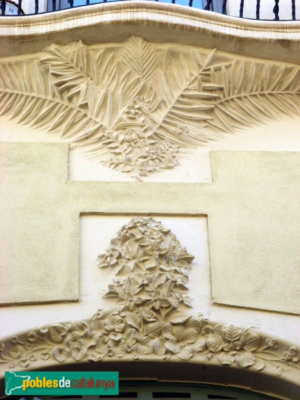 Terrassa - Antic Hotel Peninsular, detall