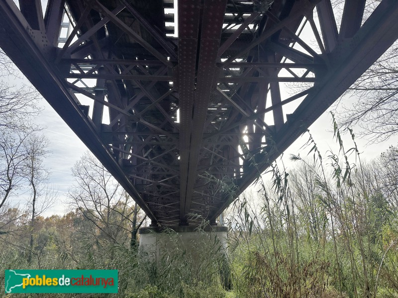 Sant Jordi Desvalls - Pont de ferro de Sobrànigues