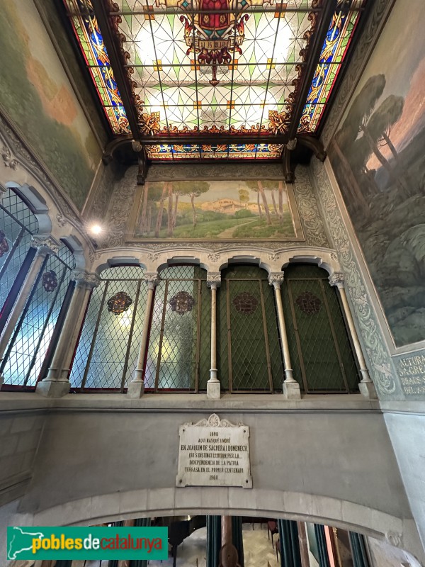 Terrassa - Casa Alegre de Sagrera (Foto: Albert Esteves, 2025) Terrassa - Casa Alegre de Sagrera