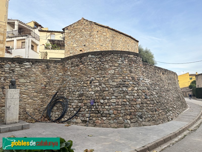 Cervià de Ter - Muralla (Foto: Albert Esteves, 2025) Cervià de Ter - Muralla