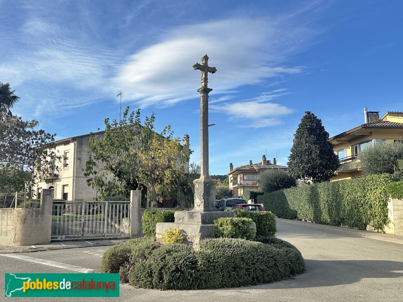 Cervià de Ter - Creu d'en Falgons (Foto: Albert Esteves, 2025) Cervià de Ter - Creu d'en Falgons