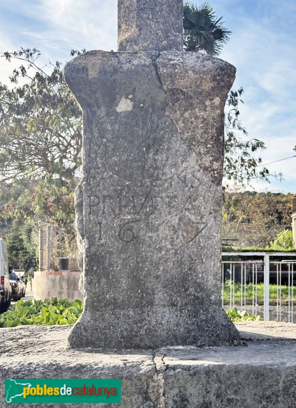 Cervià de Ter - Creu d'en Falgons (Foto: Albert Esteves, 2025) Cervià de Ter - Creu d'en Falgons