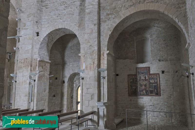 Cervià de Ter - Monestir de Santa Maria. Església (Foto: Raül Costal -invarquit.cultura.gencat.cat-, 2023) Cervià de Ter - Monestir de Santa Maria. Església