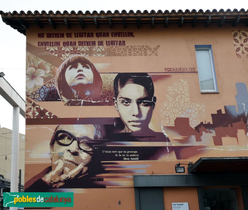 Ripollet - Mural de Cal Teixell