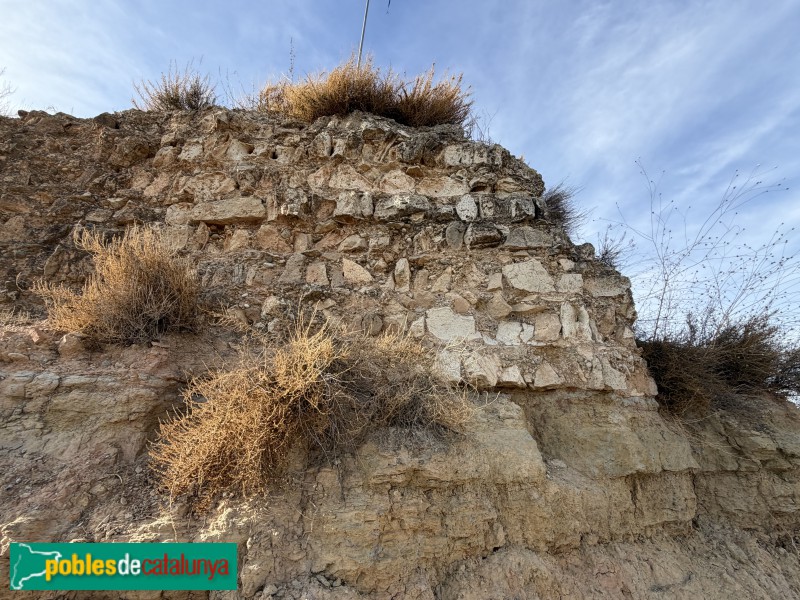 Sunyer - Restes del castell de Sunyer (Foto: Albert Esteves, 2025) Sunyer - Restes del castell de Sunyer