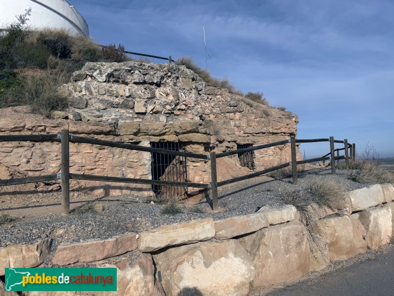 Sunyer - Restes del castell de Sunyer (Foto: Albert Esteves, 2025) Sunyer - Restes del castell de Sunyer