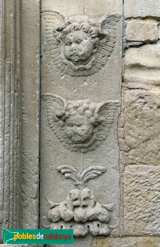 Sarroca de Lleida - Església de Santa Maria. Portada (Foto: Albert Esteves, 2025) Sarroca de Lleida - Església de Santa Maria. Portada