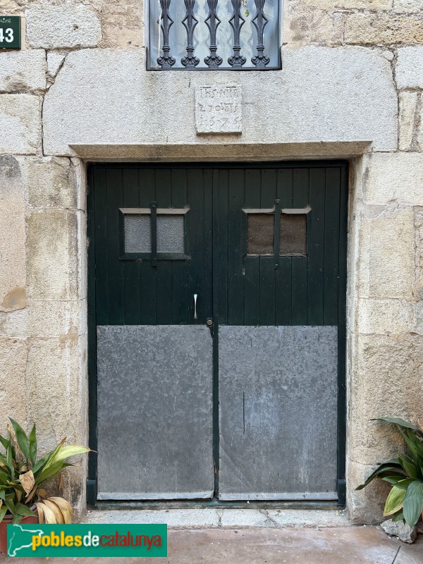 Celrà - Cal doctor Romagó. Façana posteriors