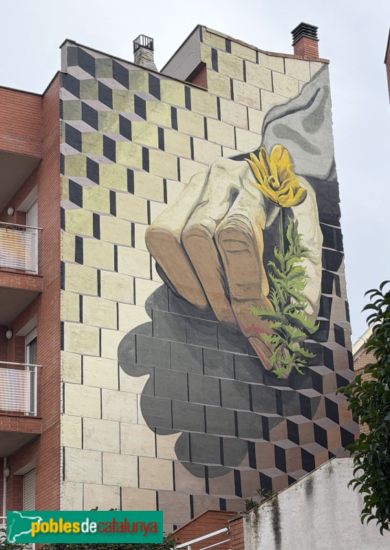 Torrefarrera - Mural <i>Transformació</i> (Ninehouse, 2025) (Foto: Albert Esteves, 2025) Torrefarrera - Mural <i>Transformació</i> (Ninehouse, 2025)
