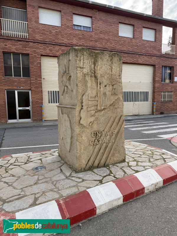 Vilanova de Segrià - Monòlit monumental