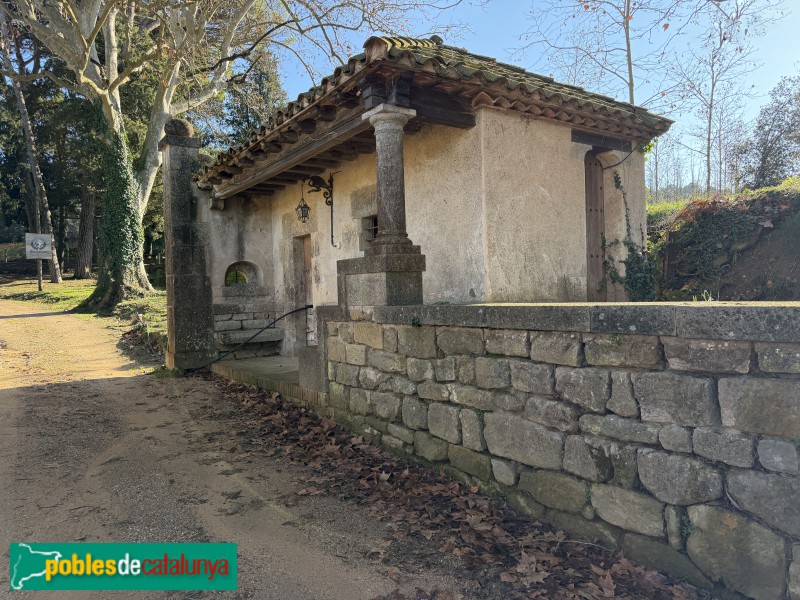 Flaçà - Can Vinyals. Caseta del guarda