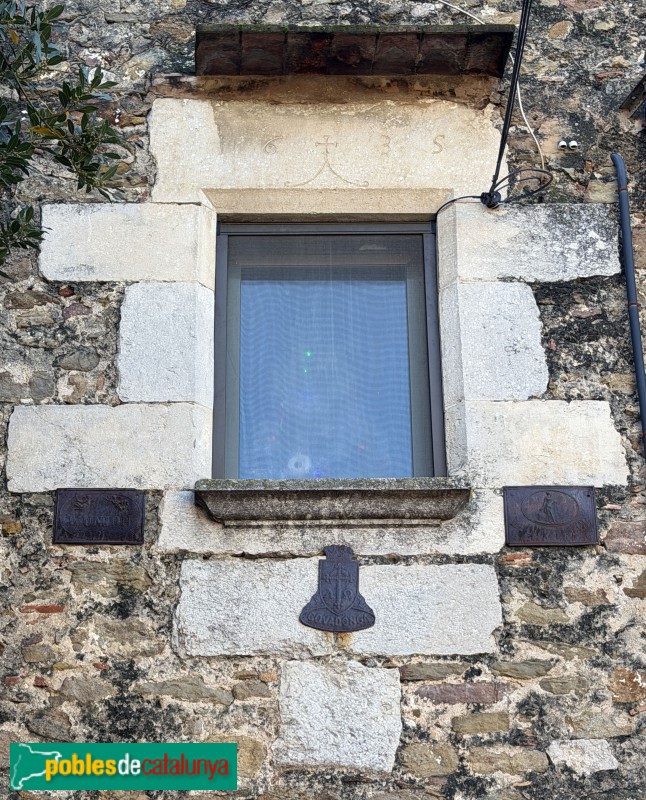 Sant Joan de Mollet - Centre històric. llinda de 1635 (Foto: Albert Esteves, 2025) Sant Joan de Mollet - Centre històric. llinda de 1635