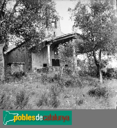 Flaçà - Ermita de Sant Fermí (Foto: Arxiu Albert Bastardes, 1916) Flaçà - Ermita de Sant Fermí