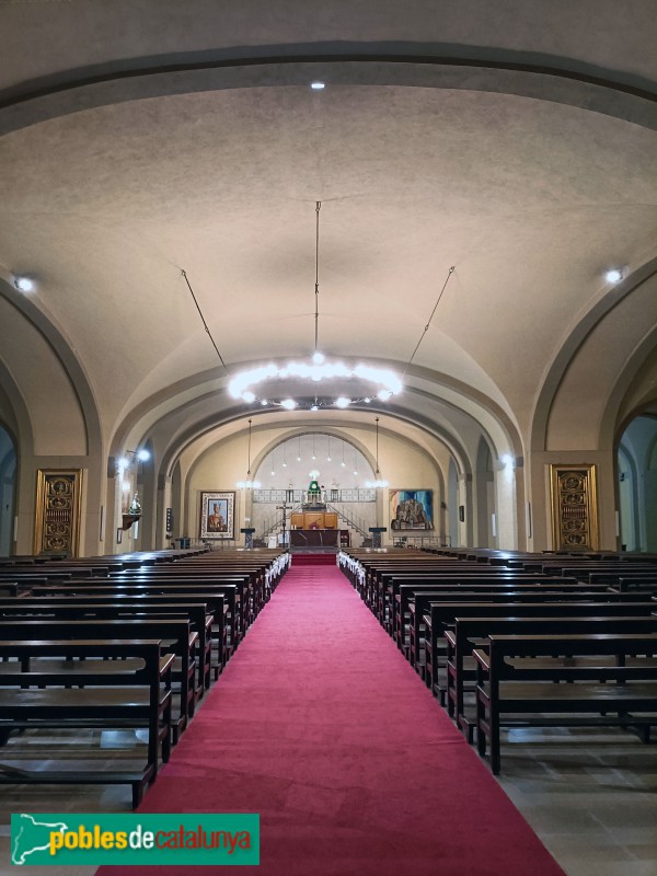 Església de Nostra Senyora del Pilar - Cripta (Foto: Anna Corcoll, 2025) Església de Nostra Senyora del Pilar - Cripta