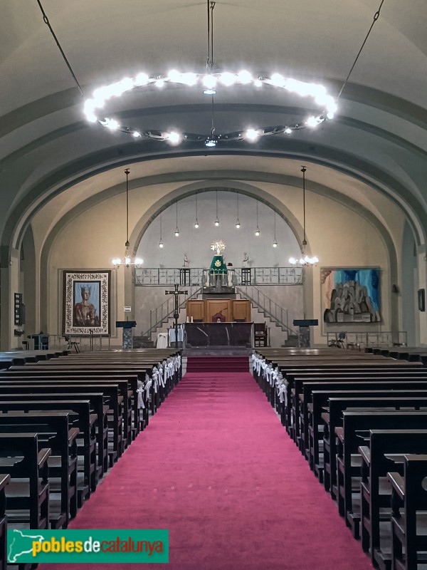 Església de Nostra Senyora del Pilar - Cripta (Foto: Anna Corcoll, 2025) Església de Nostra Senyora del Pilar - Cripta