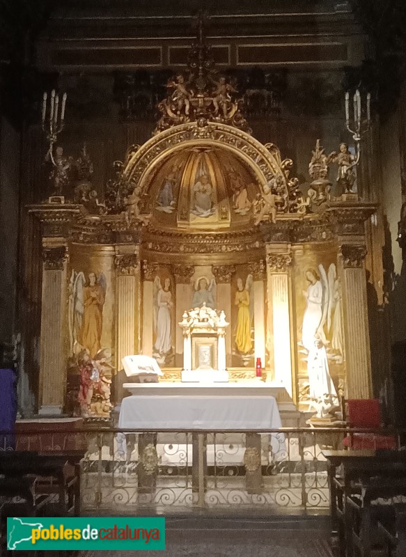 Barcelona - Basílica de la Mercè. Retaule del Santíssim