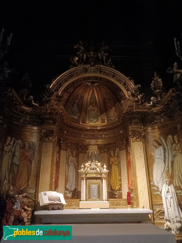 Barcelona - Basílica de la Mercè. Retaule del Santíssim