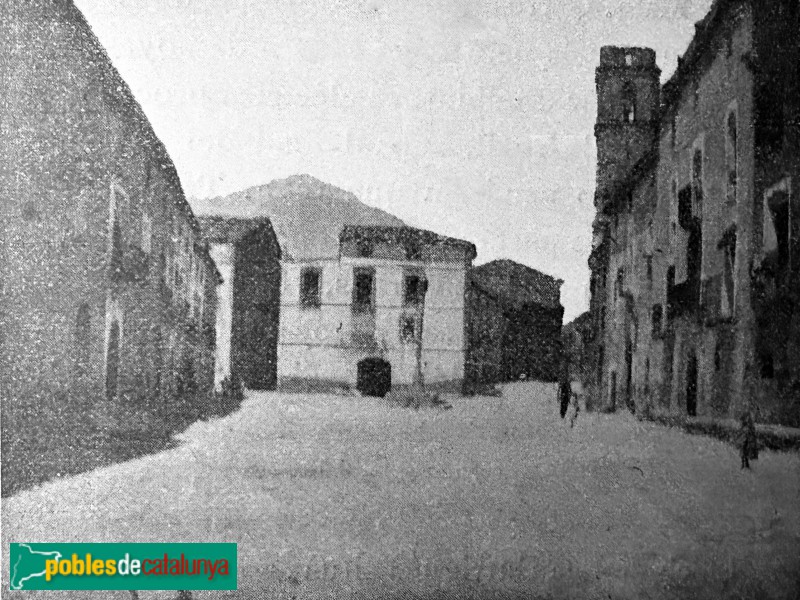 Almatret - Plaça i carrer Major