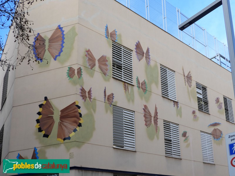 Barcelona - Mural de l'Escola Dovella